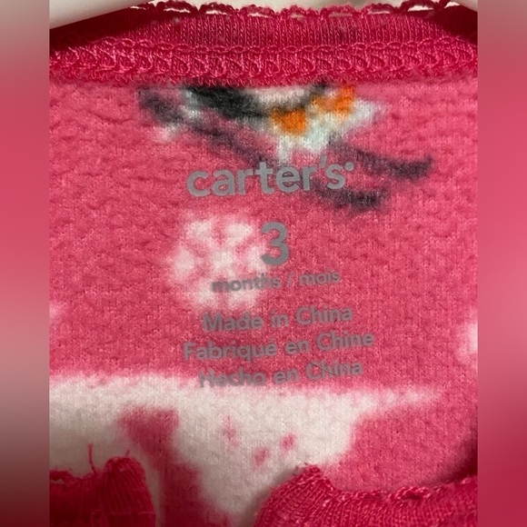 Carter’s Winter Weight Sleepers, Size 3 Months, lot of 2 - Picture 7 of 7